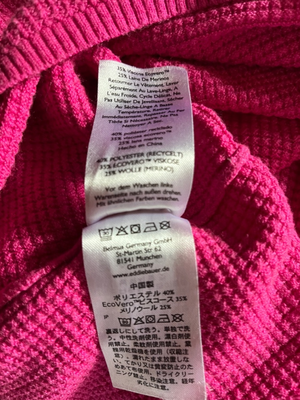 3 women’s Eddie Bauer Ascent frigid ridge thermal sweaters sz Large preowned - Picture 15 of 16